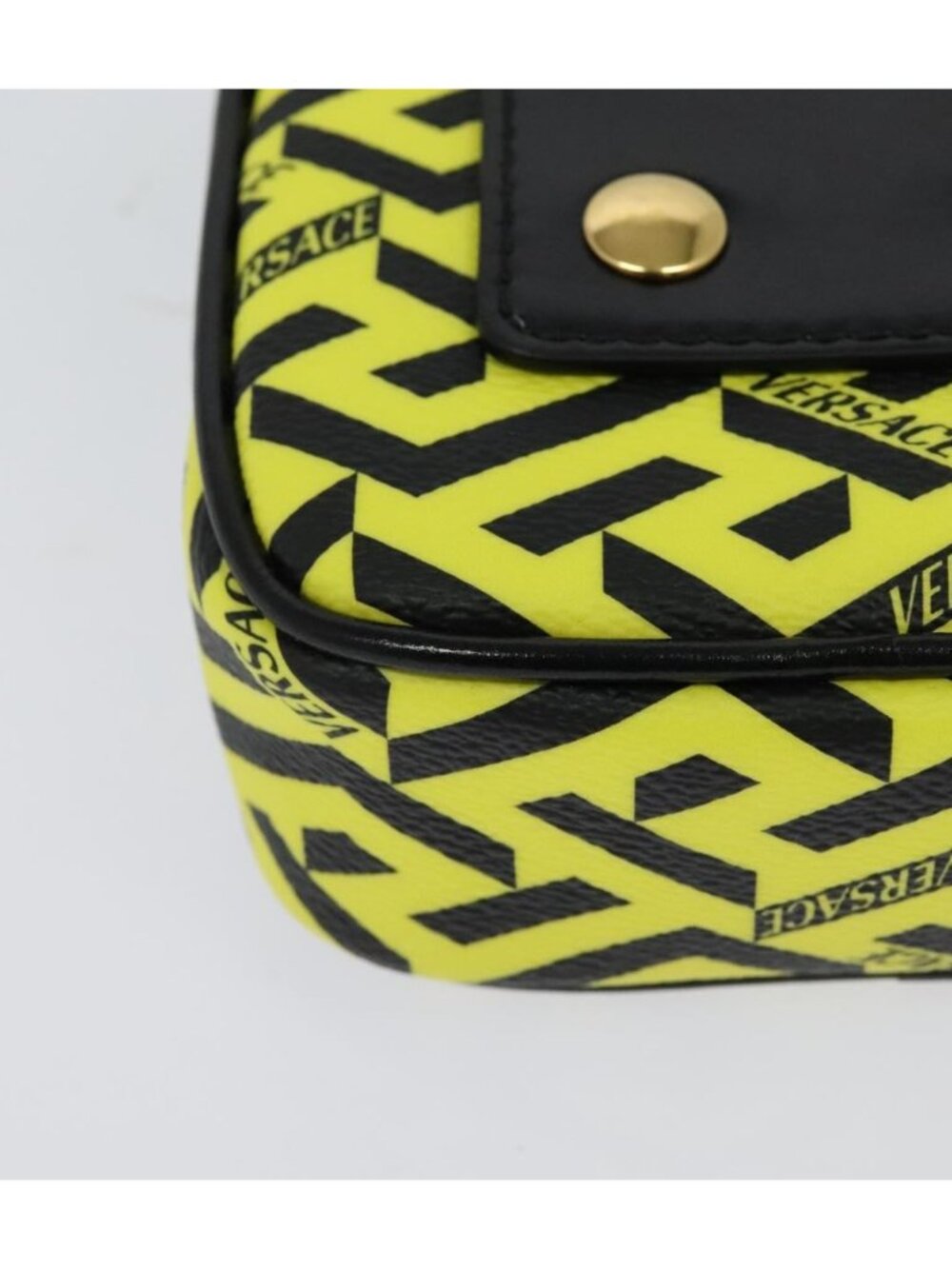 VERSACE Pouch PVC Yellow Gold - Picture 13 of 16